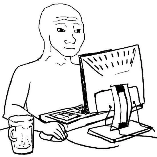 wojak emoji typing XD